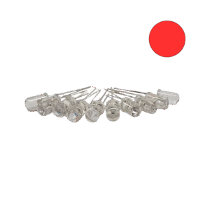 AMPOLLETA LED X10 ROJA