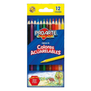 LAPIZ ACUARELABLE 12 COLORES