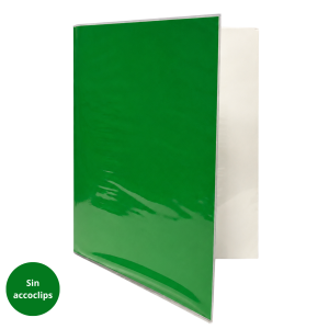 CARPETA PLASTIFICADA S/ACO VERDE