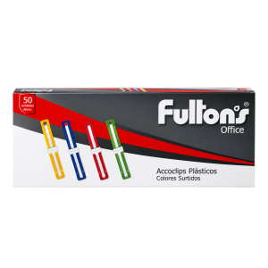 ACO CLIPS PLASTICO CAJA FULTONS