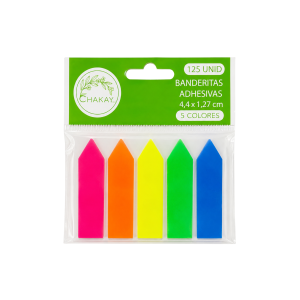 BANDERITAS ADHESIVA 5 COLOR