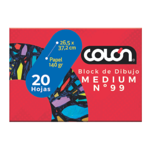 BLOCK DE DIBUJO N 99 1/8 20 HJ COLON