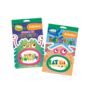 BLOCKS DE STICKERS FABRICA DE MONSTRUOS ADETEC