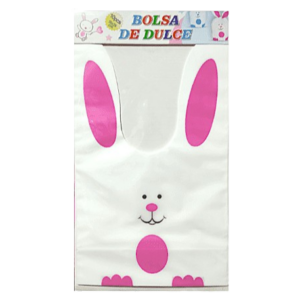 BOLSA CONEJO ROSADA