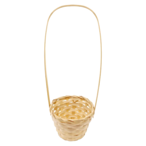 CANASTO MIMBRE CHICO NATURAL