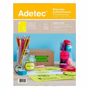 ETIQUETA ADHESIVA 6450 216X279 AMAR