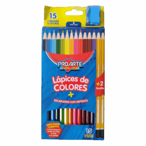 LAPIZ 12 COLORES LARGO HEXAGONAL