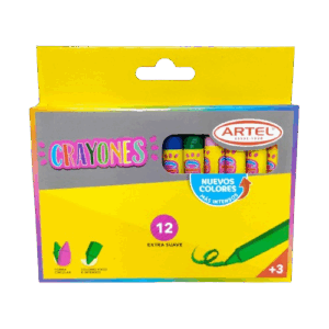 LAPIZ DE CERA JUMBO 12 COLORES