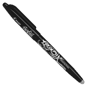 LAPIZ GEL BORRABLE FRIXION NEGRO