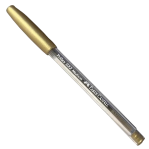 LAPIZ PASTA PTA.GRUESA DORADO