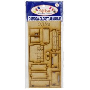 MUEBLE PARA MAQUETA CLOSET COMODA