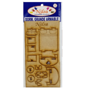 MUEBLE PARA MAQUETA DORMITORIO GRAN