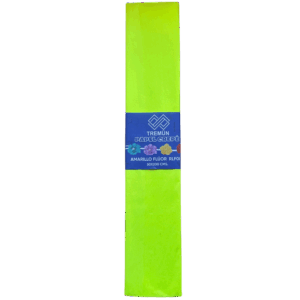PAPEL CREPE FLUOR AMARILLA  003