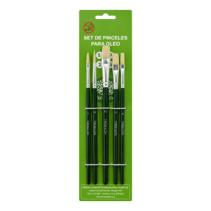 PINCEL SET 5 UNID OLEO TREMULEN