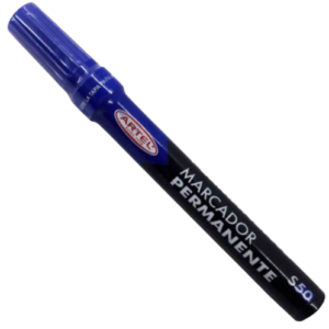 PLUMON PERMANENTE AZUL BICELADO