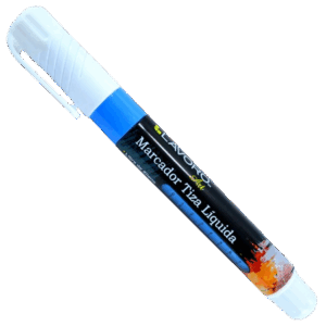 PLUMON TIZA LIQUIDA AZUL