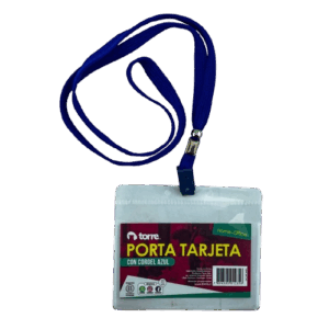 PORTA CREDENCIAL C/CORDEL AZUL