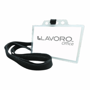 PORTA CREDENCIAL C/CORDEL NEGRO