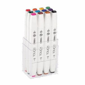 SET TOUCH TWIN BRUSH 12 BASICO