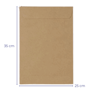 SOBRE SACO OFICIO KRAFT 25X35