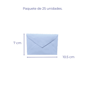 SOBRE VISITA 7X10.5 X 25 UNID