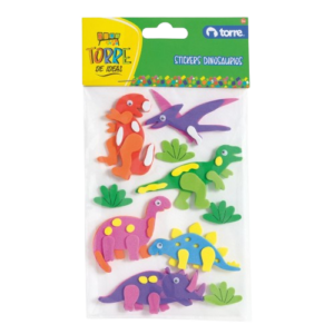 STICKER GOMA EVA DINOSAURIO
