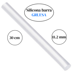 SILICONA BARRA 11.2 MM 30 CM GRUESA