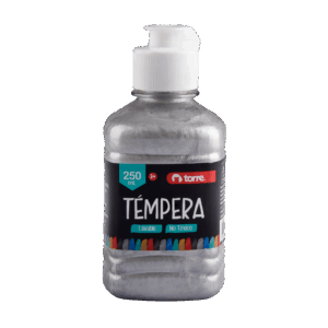TEMPERA MET 250 ML PLATA 30620
