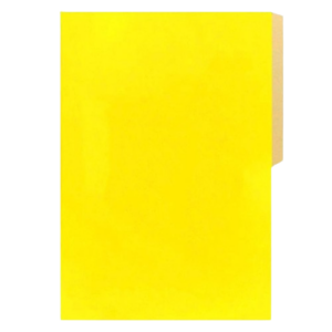 CARPETA CARTON OFICIO AMARRILLA