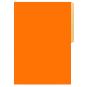 CARPETA CARTON OFICIO NARANJA