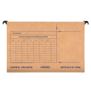 CARPETA COLGANTE BARRA PLASTICA