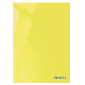 CARPETA PLASTIFICADA C/ACO AMARILLA