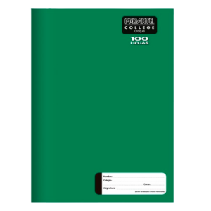 CUADERNO COLLEGE 100 HJ CROQUIS