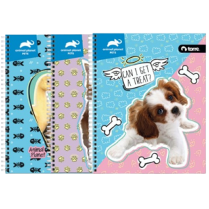 CUADERNO UNIVERSITARIO 7 MM PETS