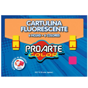 ESTUCHE CARTULINA FLUORECENTE 6 HJ