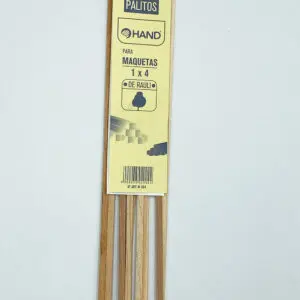 PALO DE MAQUETA 2X4 50 CM 8 UNID