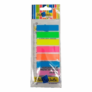 BANDERITAS ADHESIVA 8 COLORES 200 H