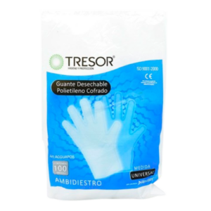 GUANTE POLIETILENO BOLSA100 UNI