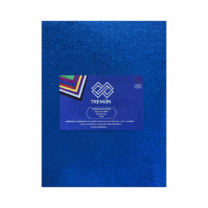 CARTULINA GLITTER AZUL