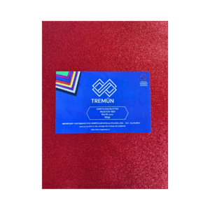 CARTULINA GLITTER ROJA