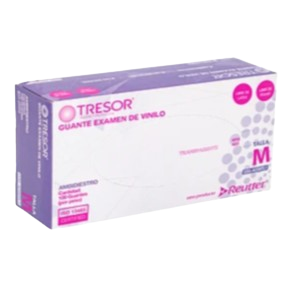 GUANTE VINILO M CAJA