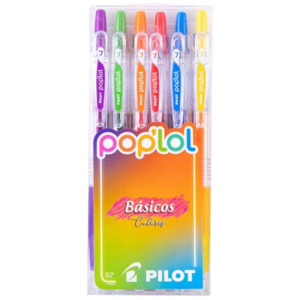 LAPIZ GEL SET POPLOL BASICOS