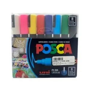 MARCADOR 3 M 8 COLORES BASICO