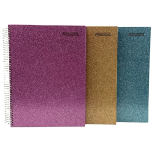 CUADERNO TRIPLE 150 HJ GLITTER