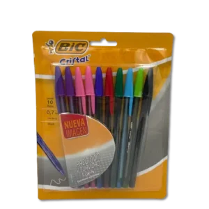 LAPIZ PASTA SET 10 UNID BIC