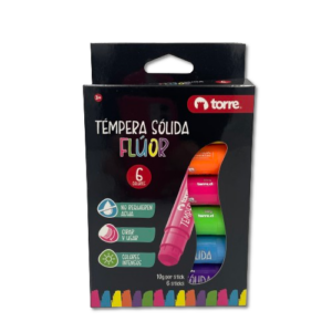 TEMPERA SOLIDA 6 UNID FLUOR