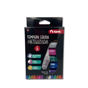 TEMPERA SOLIDA 6 UNID METALICA