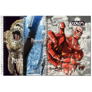 CUADERNO TRIPLE 150 HJ ATTACK ON TI