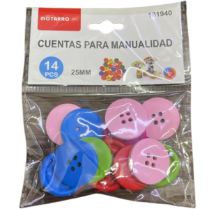 BOTONES DE COLORES SURTIDOS