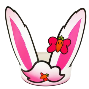 CINTILLO CONEJO CARTON ROSADO